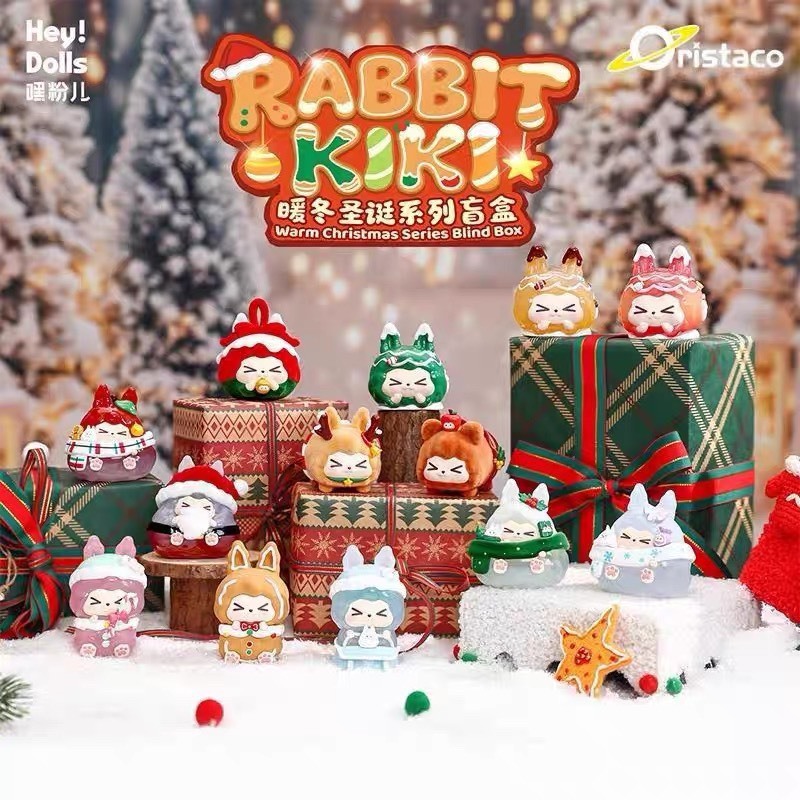 [พร้อมส่ง] RABBIT KIKI Winter Christmas ของเล่นแอคชั่นฟิกเกอร์
