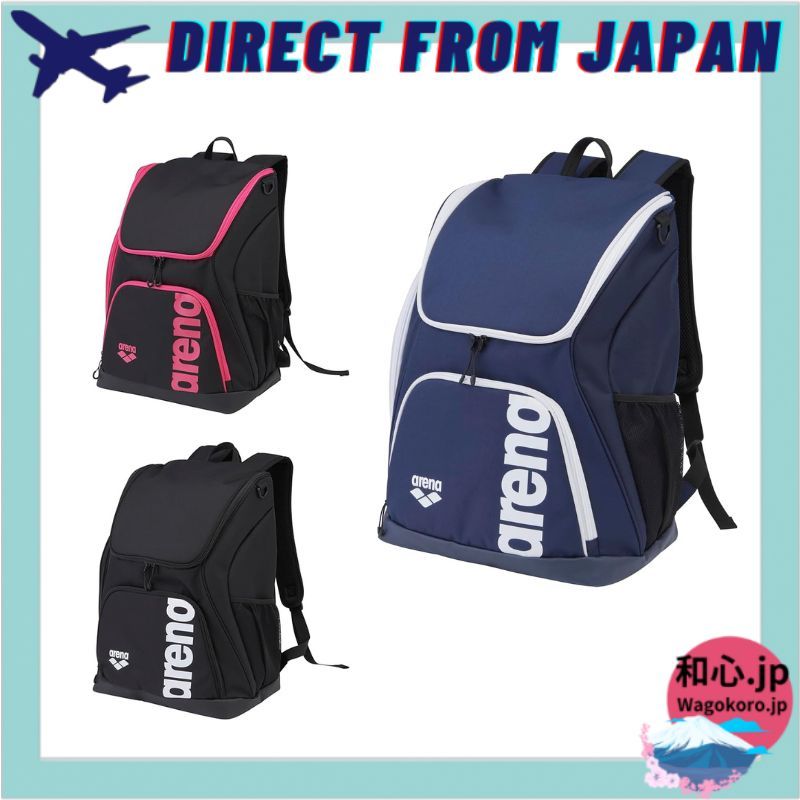 Arena Equipment Unisex Backpack, New Model AS5SBP11U, W34 x H48 x D24 cm, Approx. 35L, 2025 Model【ส่