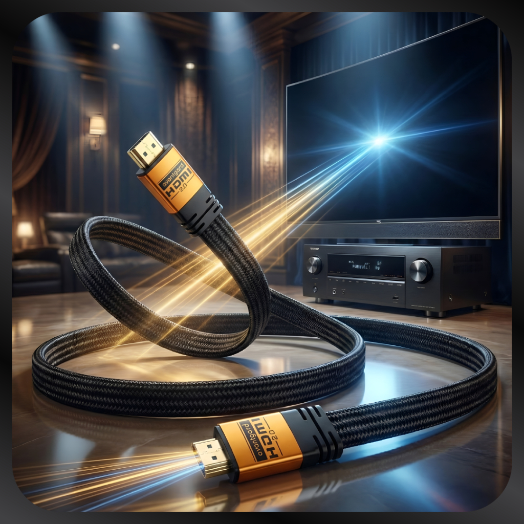 HUBBLE HDMI V2.0 FLAT CABLE (รองรับ 4K) รองรับเทคโนโลยีภาพ Digital Cinema ที่ใช้ในโรงภาพยนตร์
