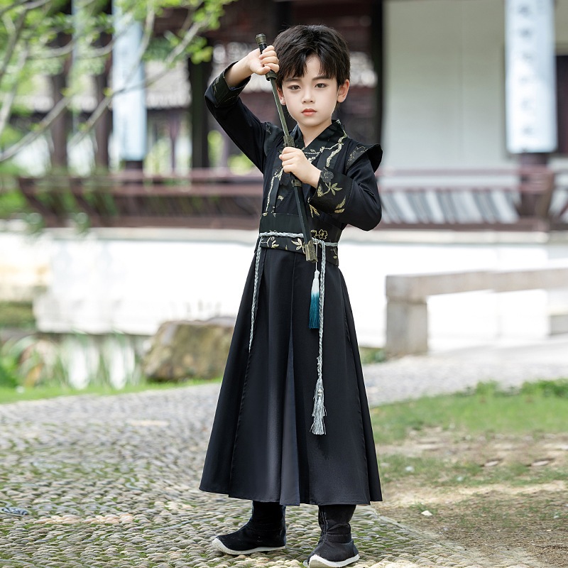 L&L ชุดเด็กชาย (แถมฟรีพัด) LINGFENG ชุดจีน รูปที่ 8