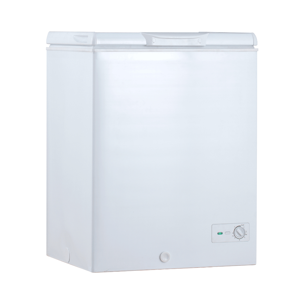 2-system solid-lid freezer, choose cooling or freezing, size 5 cubic feet, model HFWS-150