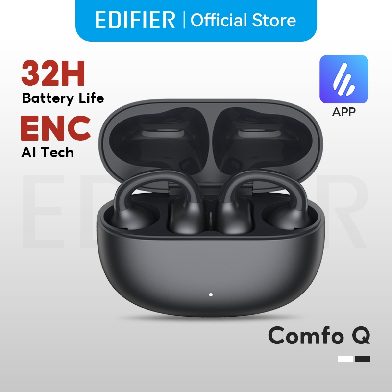 Edifier Comfo Q หูฟังไร้สายแบบเปิดหู Bluetooth V5.4 คุยโทรศัพท์ได้ชัดเจน ระดับ IP56 เชื่อมต่ออุปกรณ์ได้สองเครื่อง