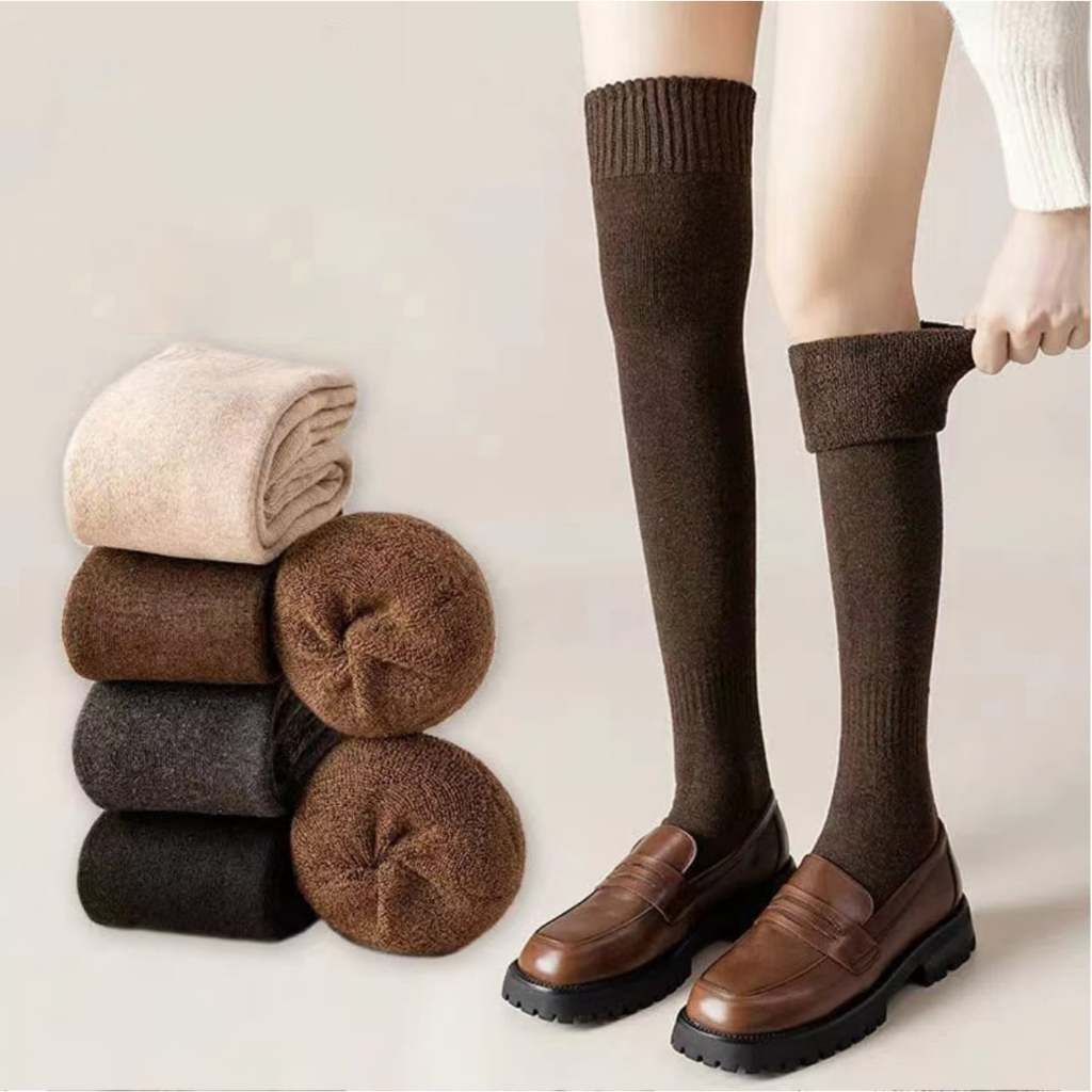 Qxico รุ่น CJ32 ถุงเท้ายาว ถุงเท้ากันหนาวแบบยาว