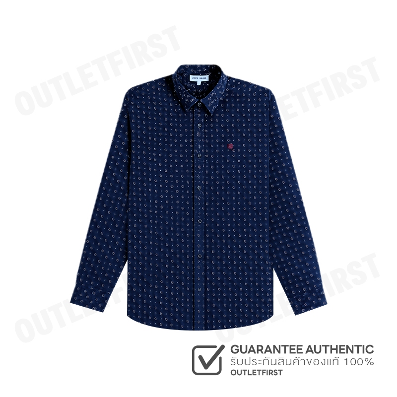 GUY LAROCHE รุ่น MAN'S LONG SLEEVES SHIRT CODE: BAB5221P4NV เสื้อเชิ้ต เสื้อแขนยาว เสื้อผู้ชาย