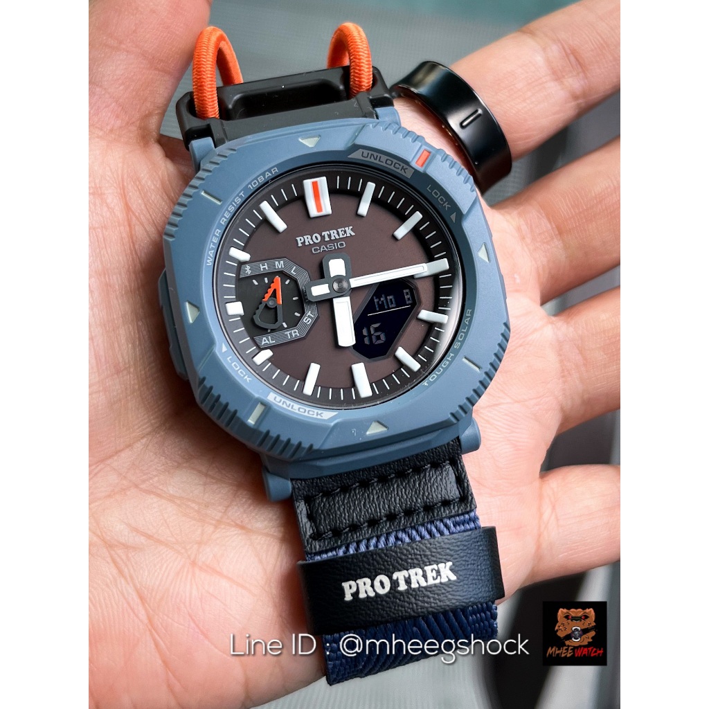 Casio ProTrek Earthline Ranger Bungee PRJ-B001 Dusty Blue Ranger