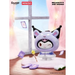 ⭐️จุ่ม(1 จุ่ม)⭐️ ส่งภายใน 24ชม🇹🇭 Sanrio Little Cape Flocked Series พวงกุญแจ