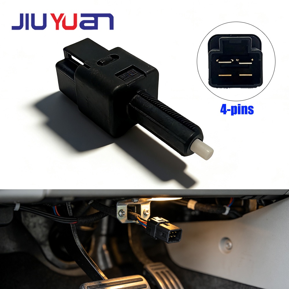 JIUYUAN สวิทช์ไฟเบรค  4-Pin Brake Light Switch Assembly 4ขา แท้ พาส​ 25320-AX00B/25320-2FK1B