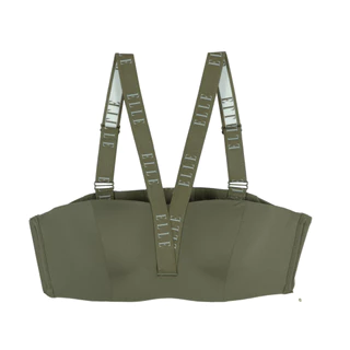 ELLE lingerie Molded bra ยกทรงรูปแบบครึ่งเต้าสายบ่าดีไซน์ไขว้ด้านหน้า - LB4615