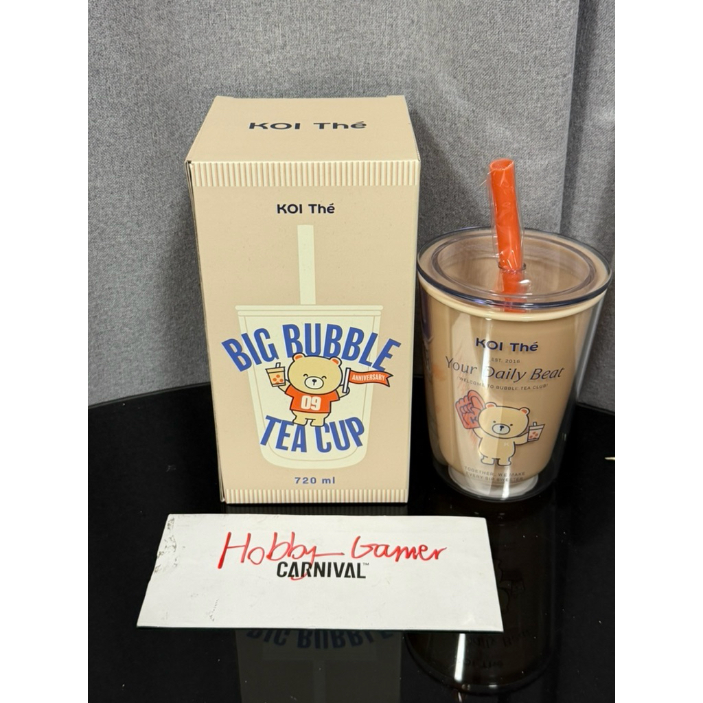 (มือ1 พร้อมส่งด่วน🇹🇭 ถูกที่สุด!! ของแท้💯) แก้ว Big Bubble Tea Cup Koi The ของแท้ 720ml