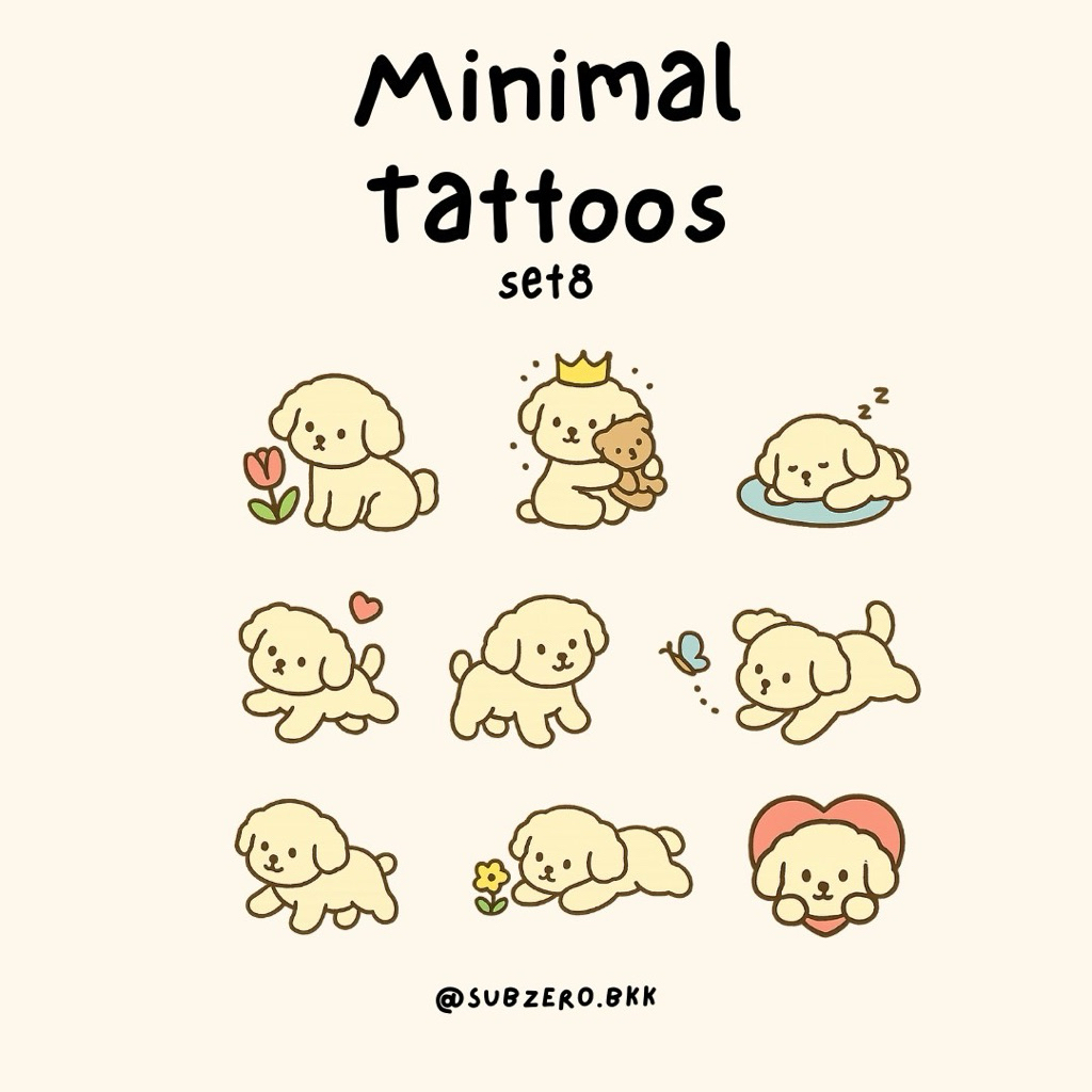 Minimal tattoos (แทททูลายมินิมอลน่ารักๆ)