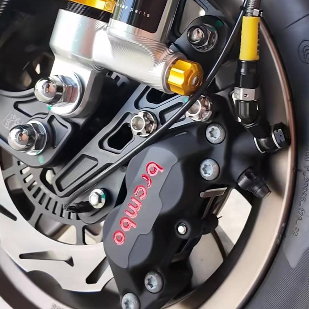 ขาปั๊ม SENKUMOTO Lambretta X300 4P หูชิด สำหรับจาน 220mm(จานเดิม)