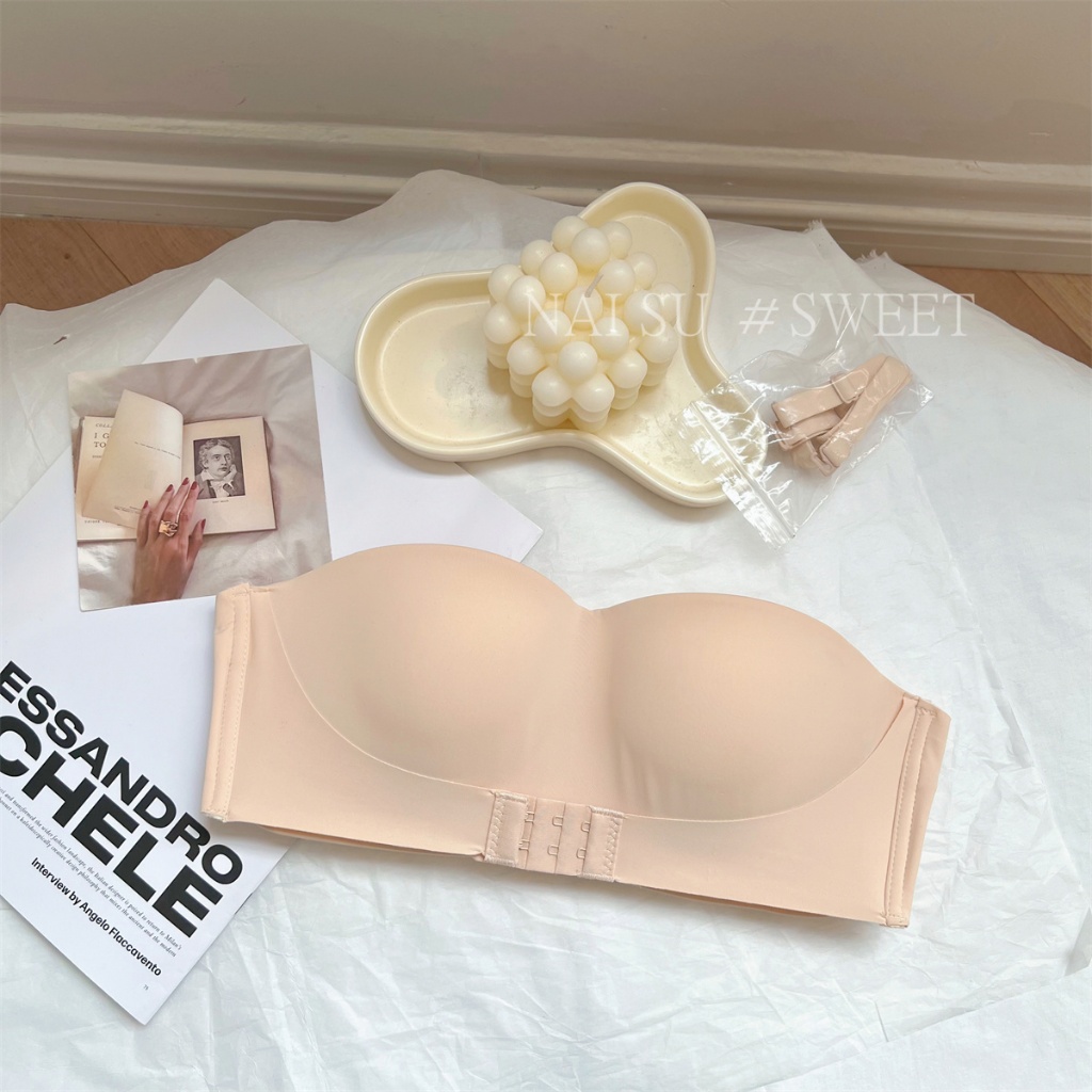 🚚จัดส่งรวดเร็ว✨ บราตะขอหน้า บราสองตะขอ บราไร้โครง บราไร้โครงไร้ขอบ ใส่สบาย เซ็กซี่เย้ายวน เก็บกระชับทรงสวย-N166 - รูปที่ 7