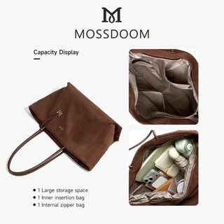 MOSSDOOM Thalea Bag กระเป๋าโท้ทความจุขนาดใหญ่ วัสดุพิเศษ