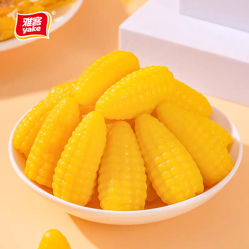 เยลลี่ข้าวโพด เยลลี่เคี้ยวหนึบกลิ่นข้าวโพด ตรา หยา เจีย HongKong Yajia 200 กรัม - รูปที่ 2