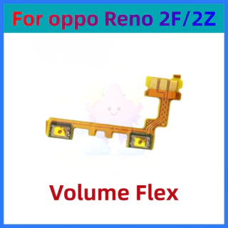 ปุ่มปรับระดับเสียงไฟ Flex สําหรับ oppo reno 2F 2Z สวิตช์กุญแจด้านข้าง ON OFF Key Mute ปุ่มควบคุมริบบิ้น Flex Cable