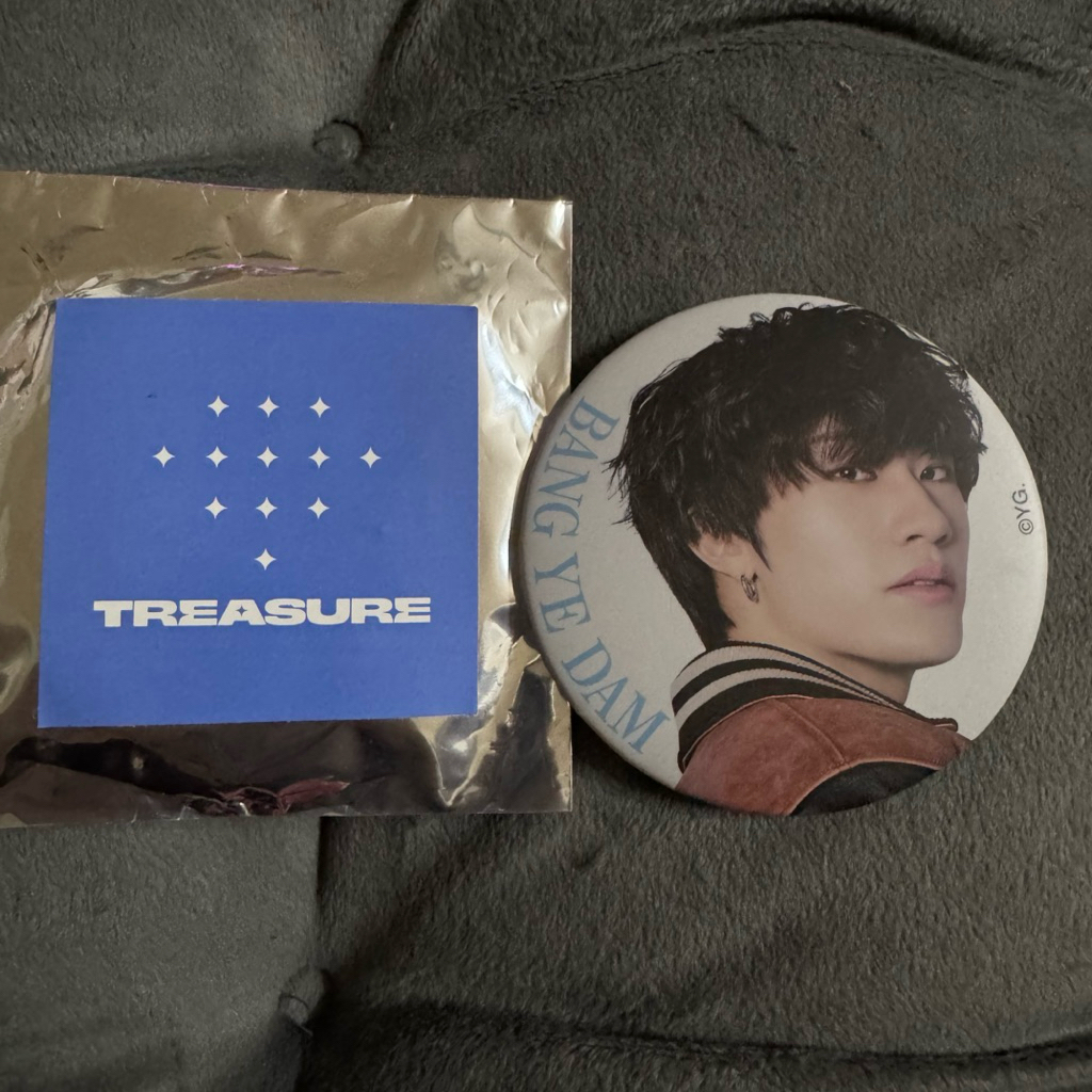 BANG YEDAM 缶バッジ バンイェダム イェダム TREASURE