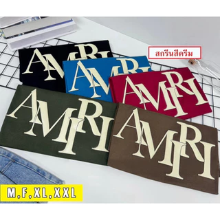 🔹เสื้อยืดแบรนด์AMIRIสกรีนนู้นงานตามหา M F XL 2XL 🔹