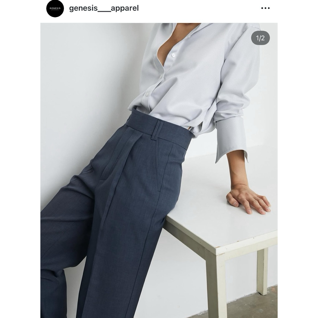 Genesis Apparel กางเกงขายาว ทรงสวย ผ้าดีมาก แบรนด์ Genesis Apparel