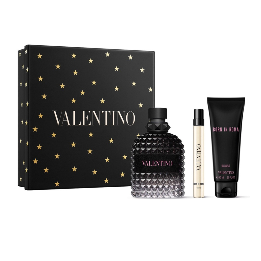 SET Valentino Uomo Born in Roma EDT 100 ml + 10 ml + shower ป้ายคิงพาวเวอร์