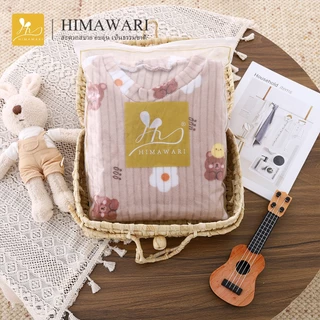 HIMAWARI丨ชุดนอนนาโน ชุดนอน ชุดนอนผ้านาโน แขนยาวขายาว เกรดผ้าดี นุ่ม สวมใส่สบาย ลายการ์ตูนน่าร๊ากกก