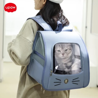 กระเป๋าเป้สะพายหลังแมวขนาดใหญ่ 15 กิโลกรัม 🐱, กระเป๋าแมวแบบพกพา, พับเก็บได้, กระเป๋าใส่สัตว์เลี้ยง,กระเป๋าเดินทางสัตว์เล