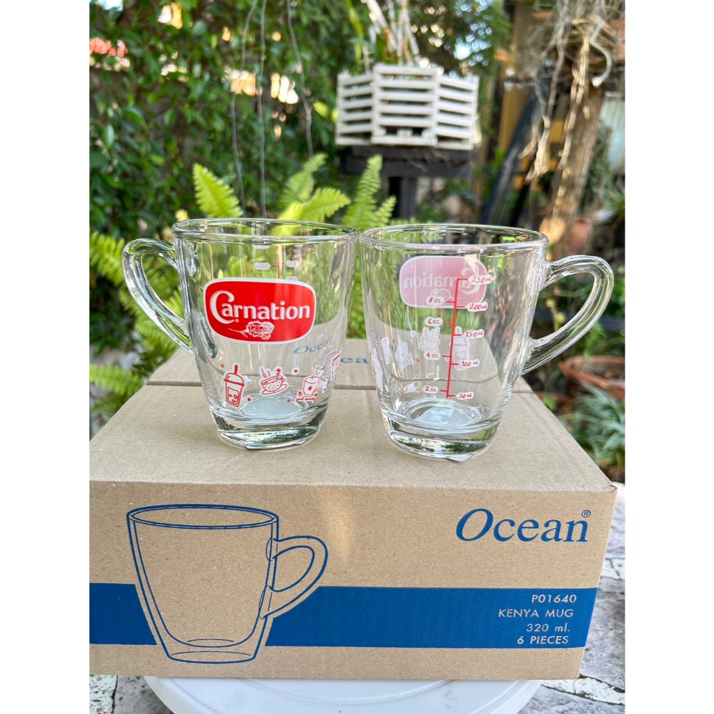 (แพค 5 ใบ ) แก้วตวงคาร์เนชั่น รุ่นใหม่-คัพเค้ก สเกล8ออนซ์/250ml