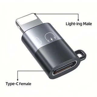 Type c ถึง อะแดปเตอร์ Type C หญิงสำหรับ IP Fast Charging Adaptador USB C Converter สำหรับ IP