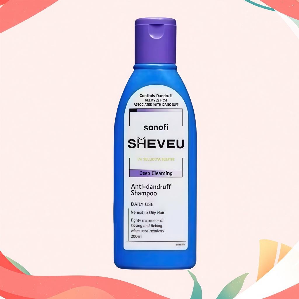ควบคุมน้ำมันและขจัดรังแค SHEVEU Selenium Sulfide Sheveu shampoo 200ml