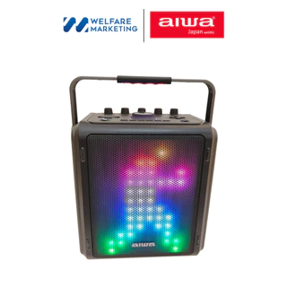 [ผ่อน 0%] AIWA AW-B880K Karaoke Bluetooth Speaker ลำโพงบลูทูธพกพาคาราโอเกะ