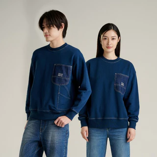 Mc Jeans เสื้อสเวตเตอร์ โอเวอร์ไซส์ ผู้ชาย แขนยาว  MSWZ046