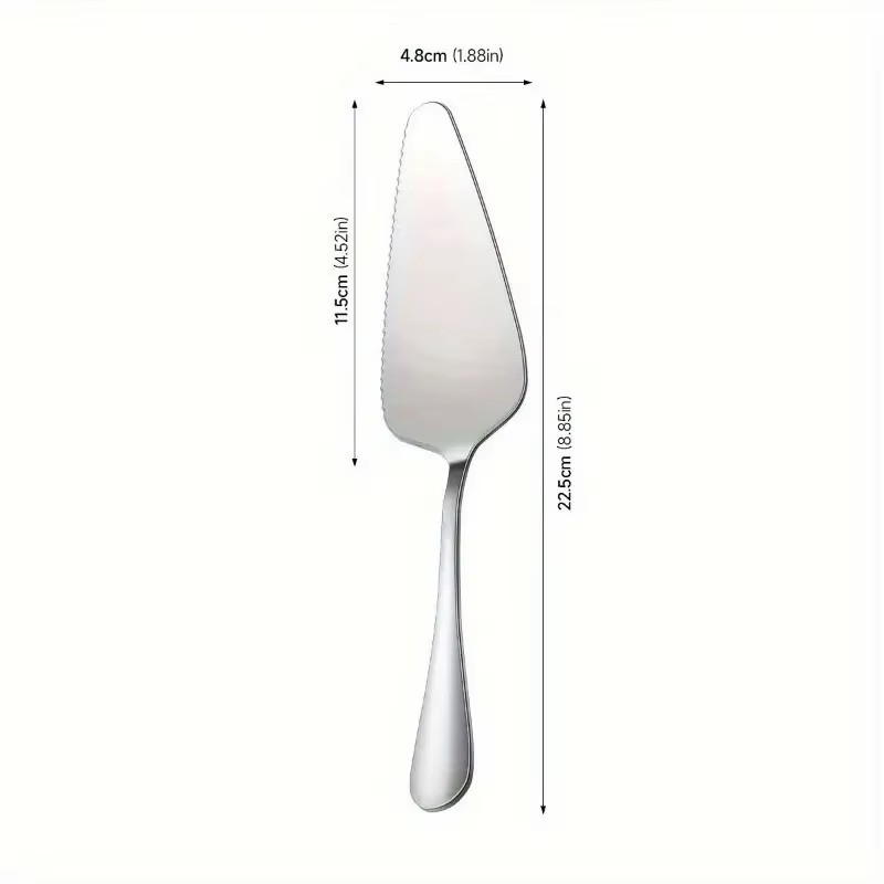 Stainless Steel 3-in-1 Baking Tool: Cake Spatula, Icing Smoother