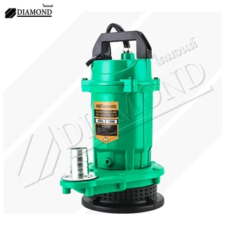 Diamond ปั๊มแช่ 1 นิ้ว ปั้มแช่ดูดโคลน ปั๊มจุ่ม 450W สายไฟ 3 เมตร ปั๊มน้ำ ปั๊มแช่ไฟฟ้า มอเตอร์ทองแดงแท้100%