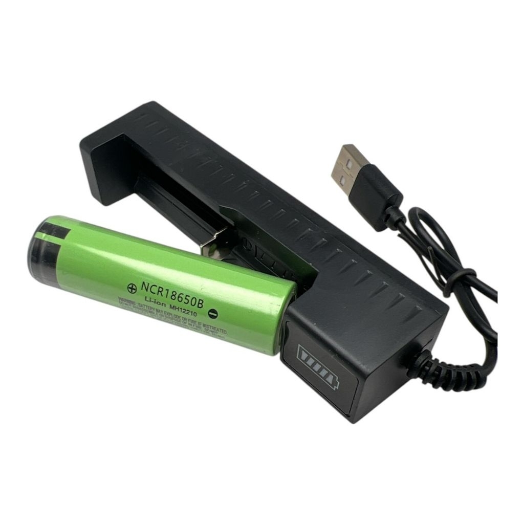 ขาตั้ง แบบชาร์จไฟได้ แบบUSBสำหรับ แบตเตอรี่ลิเธียม 18650 แบตเตอรี่ลิเธียม 3.7V แบตเตอรี่ลิเธียมเหล็ก