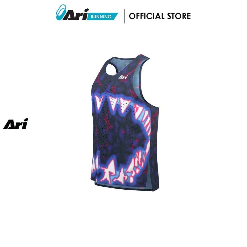 ARI ELITE SHARK ATTACK ULTRALIGHT RUNNING TANK - NAVY (AAP3156-03) เสื้อวิ่งแขนกุด ELITE SHARK ATTACK สีกรมท่า - รูปที่ 2