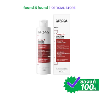 Vichy Dercos Shampoo Energisant 200ml แชมพูลดผมร่วง บำรุงผม found & found