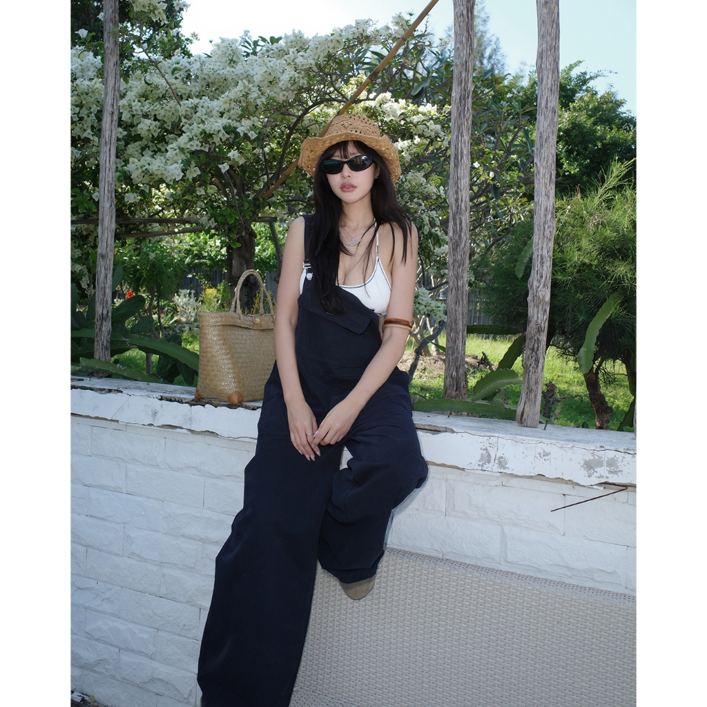 ICEBLINK l Looney denim overall เอี๊ยมยีนส์ รูปที่ 4