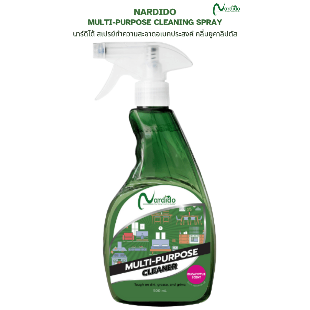 นาร์ดิโด้สเปรย์ทำความสะอาดอเนกประสงค์ กลิ่นยูคาลิปตัส Nardido Multi-Purpose Cleaner Eucalyptus Scent