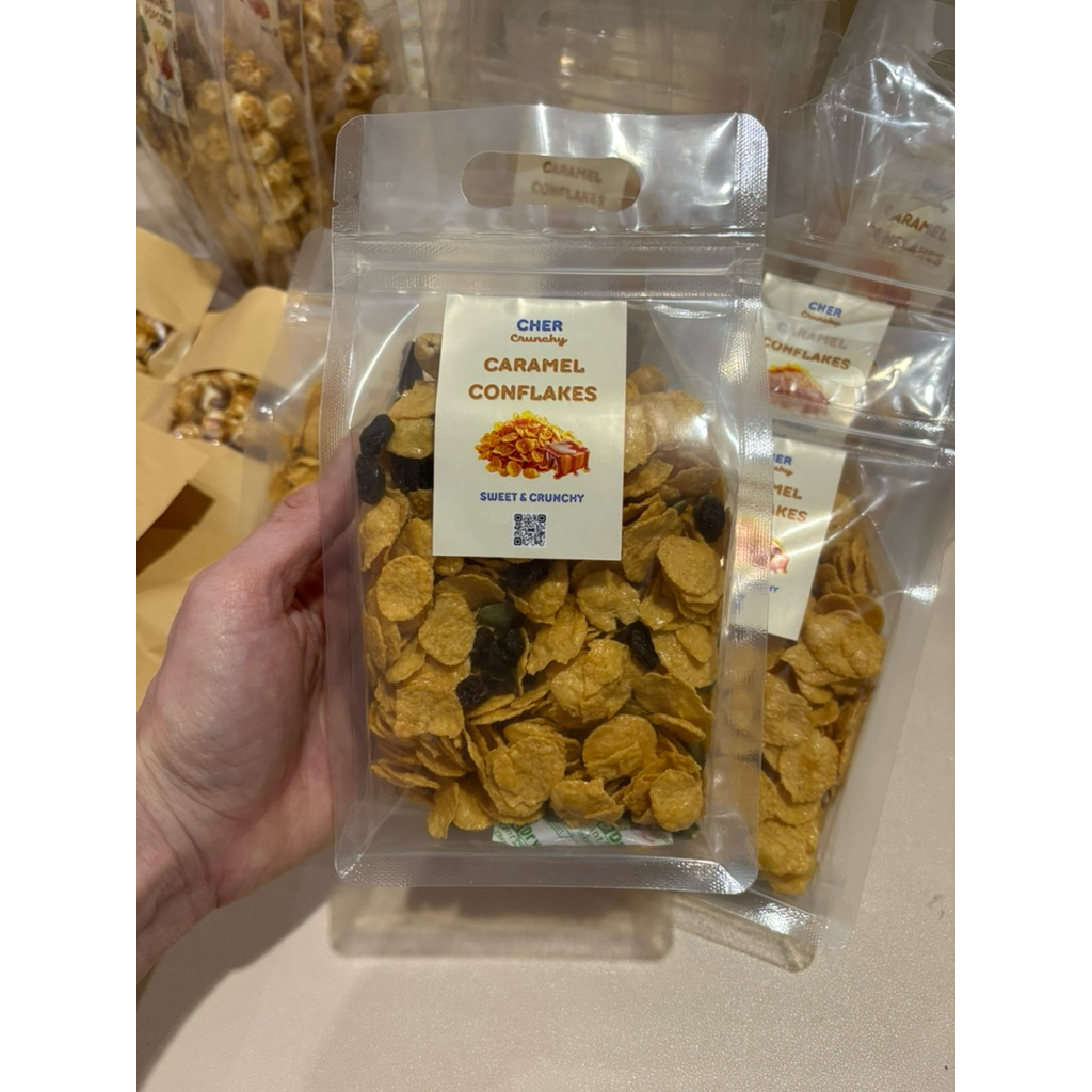 คาราเมลคอนเฟลก 🌽🍯 Homemade Caramel cornflakes คาราเมลคอนเฟลค