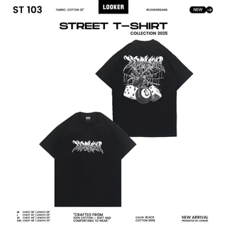LOOKER - เสื้อยืดสกรีน (สีดำ)V.1 M/L/XL/XXL