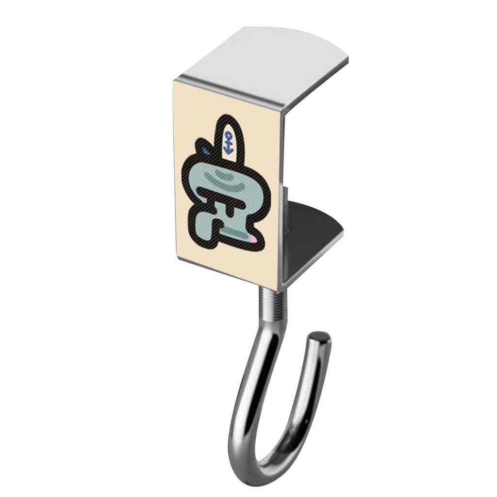 Homemark ที่แขวนกระเป๋านักเรียน รองรับน้ำหนักได้ ไม่ต้องเจาะ เคลื่อนย้ายได้ การ์ตูนโต๊ะทำงาน - รูปที่ 7