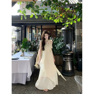 LILY งานนำเข้า เดรสยาวงาน2ชิ้น ดีเทลน่ารัก เดรสใส่เที่ยว/ใส่ทำงาน/ใส่ออกงานได้เลยค่า เดรสสวยๆ เดรส เดรสน่ารักๆ