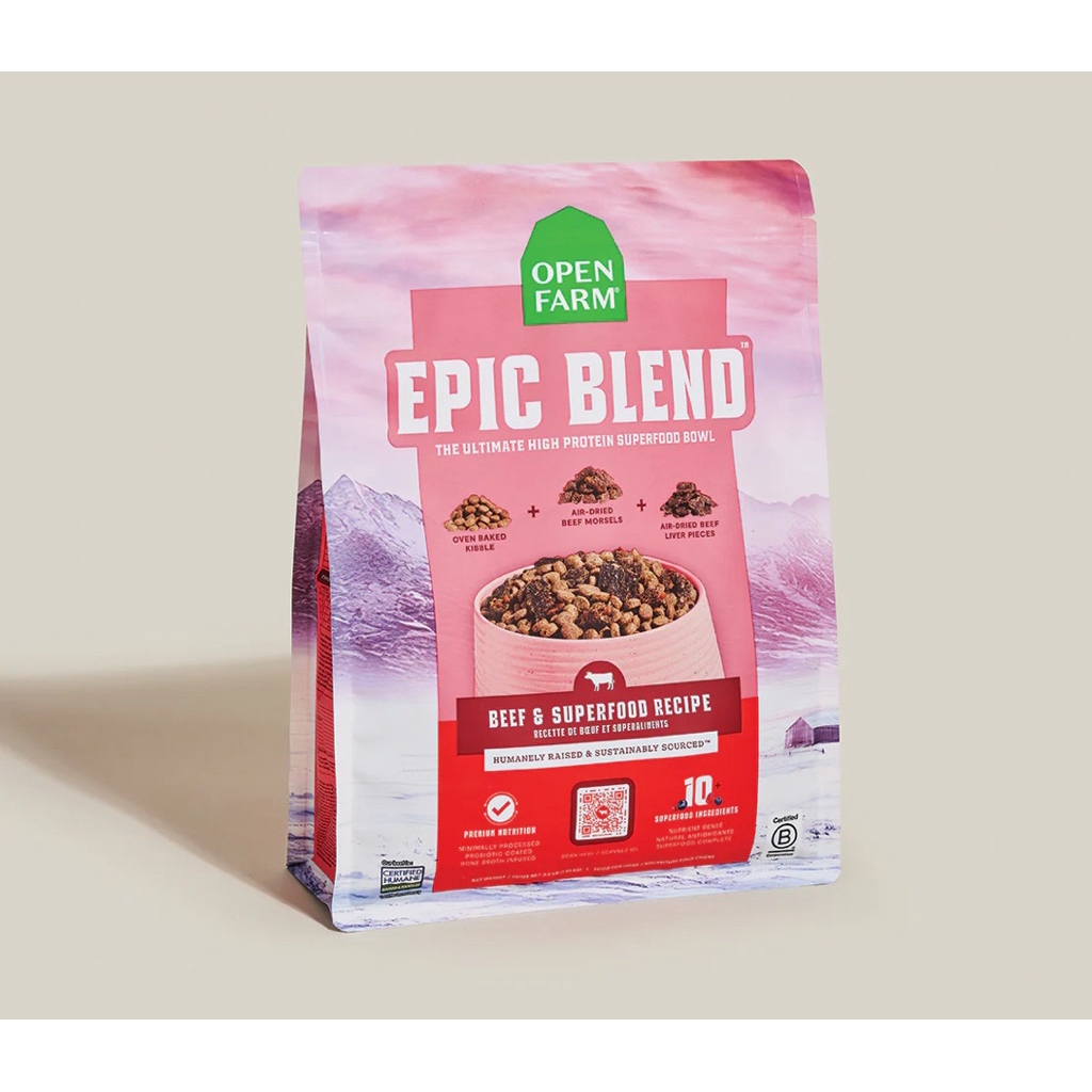 อาหารสุนัข Open Farm Epic Blend สูตร Beef & Superfood ขนาด 1.59 Kg