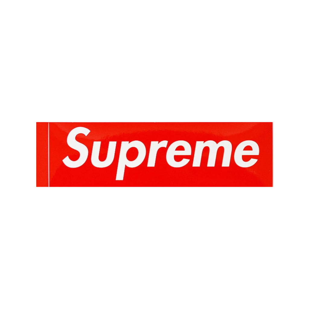 (ของแถมเท่านั้น) สติกเกอร์ Supreme Box Logo Sticker  ของแท้จาก Supreme