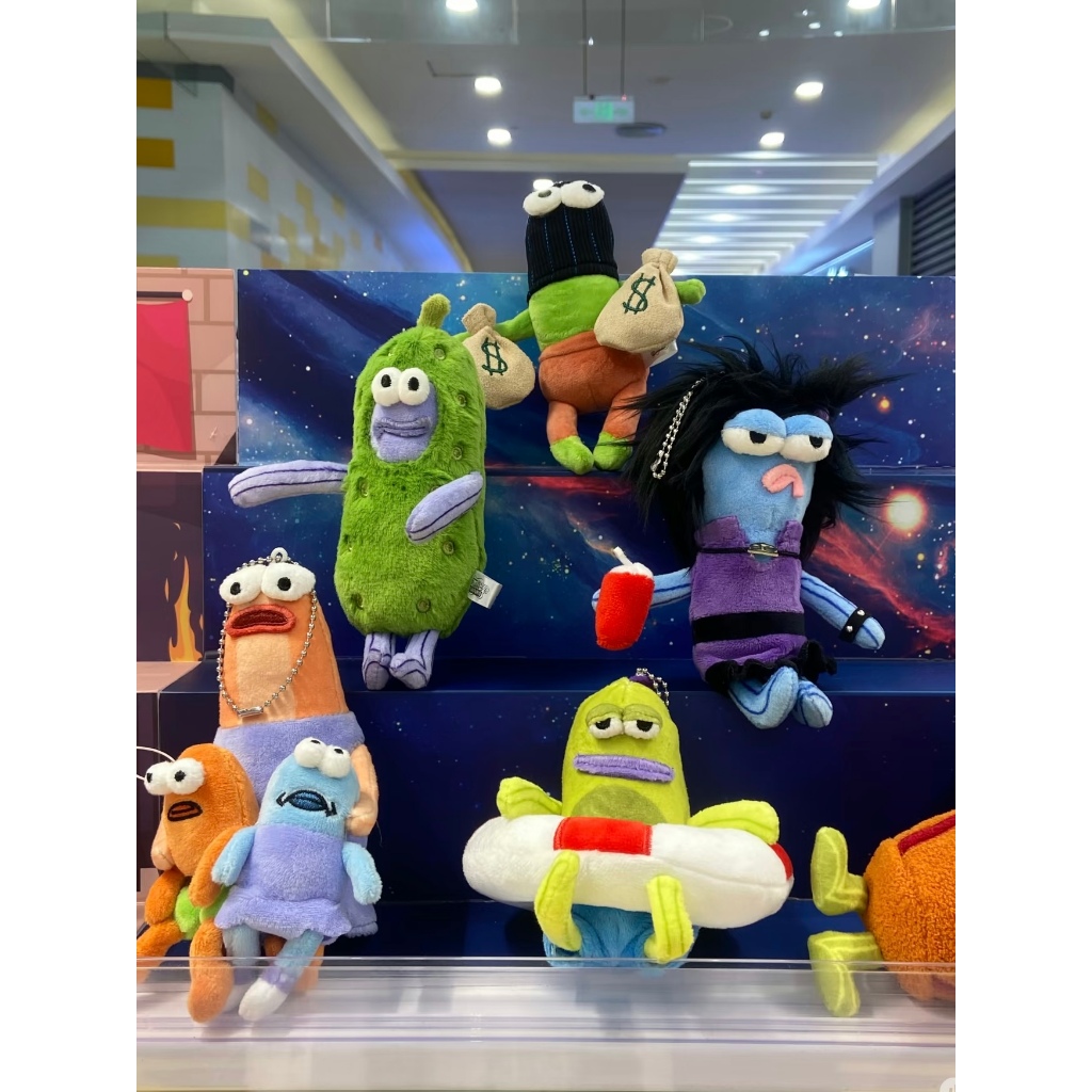 (มีส่งด่วน) พวงกุญแจปลาตีน bikini bottom สุ่ม 👙🍌