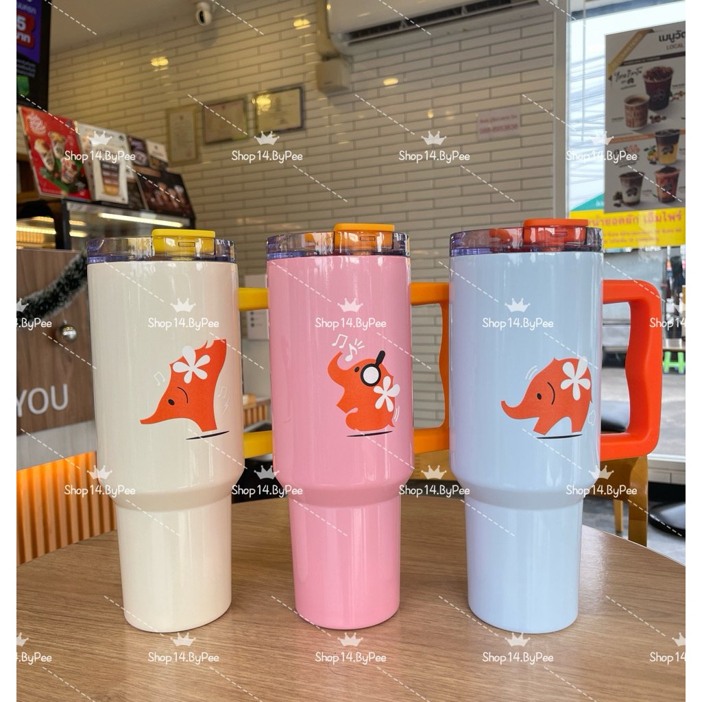 📌พร้อมส่ง📌แก้วพันธุ์ไทย GiantCeramic ขนาด40 oz.คอลเลคชั่นล่าสุด