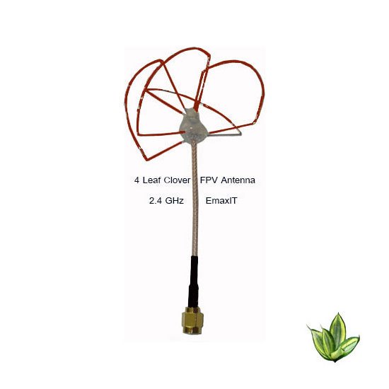 4 LeafClover 2.4 GHz Circular Polarized FPV Antenna EmaxIT