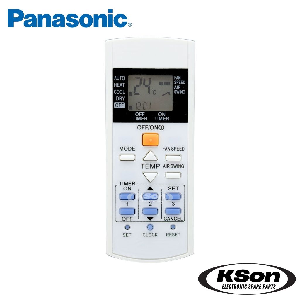 รีโมทแอร์ พานาโซนิค อะไหล่แอร์ Panasonic Air Conditioner Remote Control รูปที่ 6