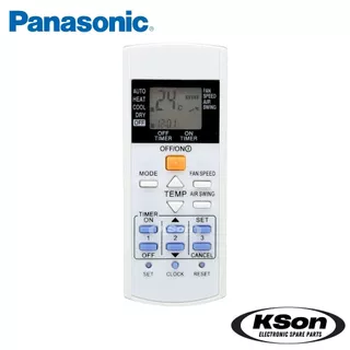รีโมทแอร์ พานาโซนิค อะไหล่แอร์ Panasonic Air Conditioner Remote Control