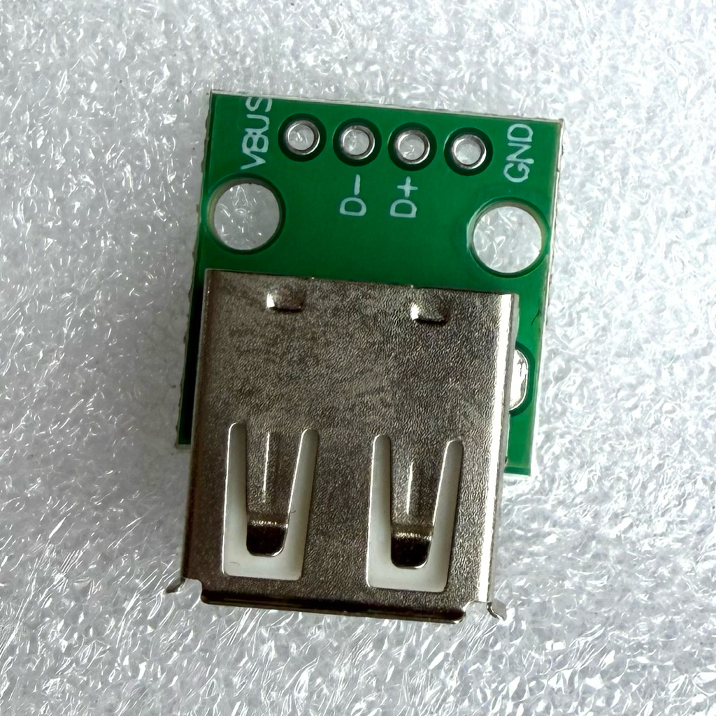 โมดูล USB 2.0 เชื่อมต่อ To 4P USB DIP2.54MM เชื่อมต่อ USB