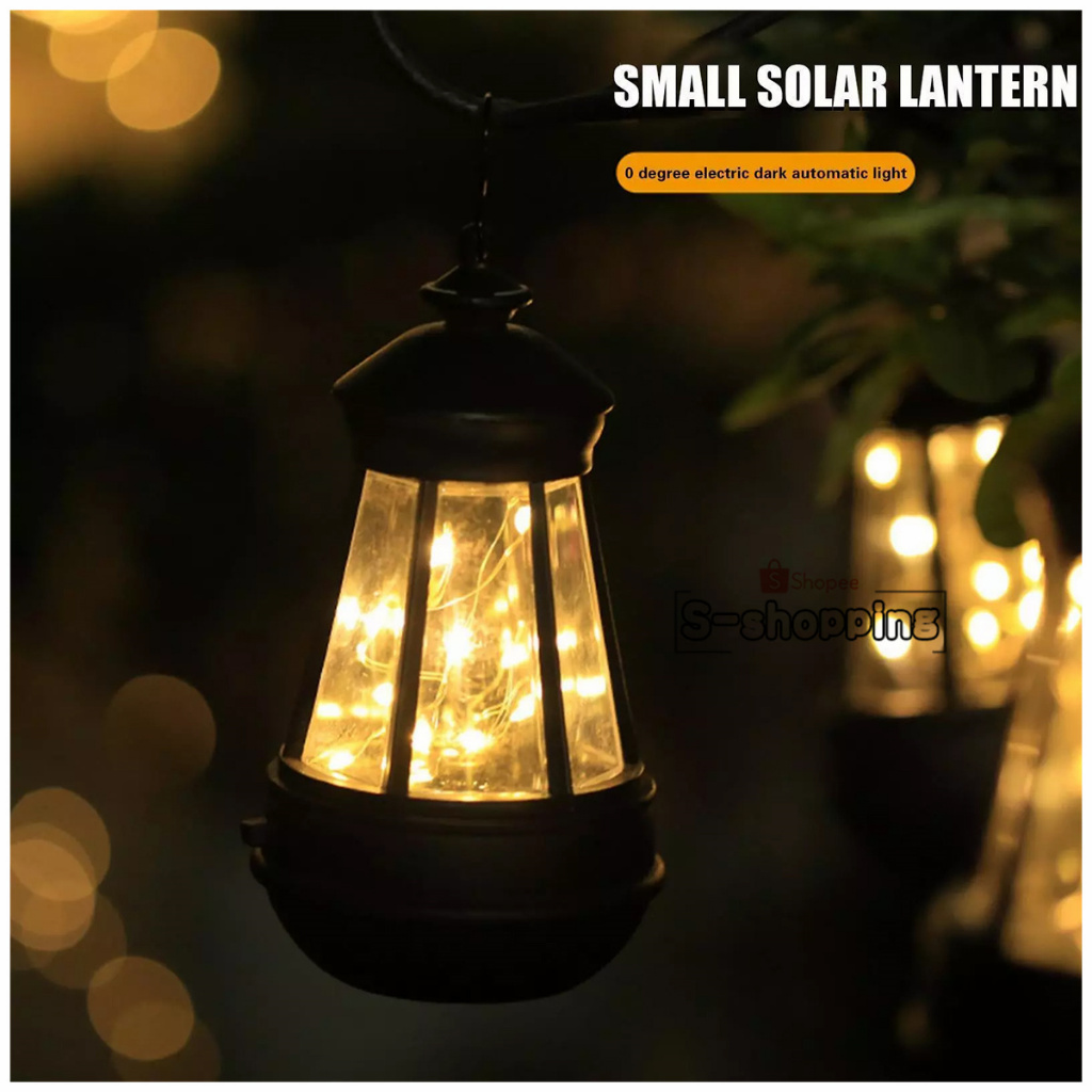 SALE ---สินค้ามีตำหนิ GD-10LED  ไฟเหลือง MINI โคมไฟ โซล่าเซลล์ พลังงานแสงอาทิตย์โซล่าเซลล์   10LED สำหรับตกแต่ง